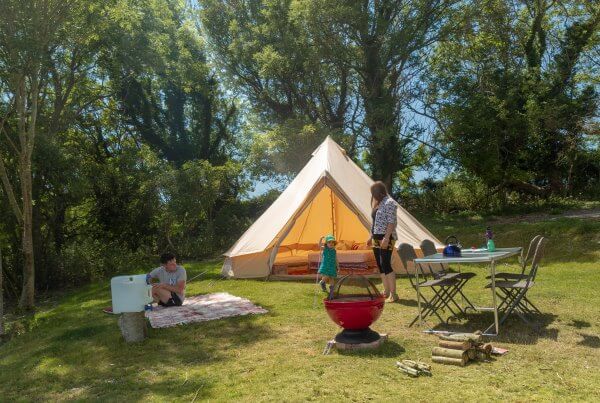 Firepit Wild Bell Tent Glamping Wayfaring Farm Camping Polegate Sussex www.wayfaringfarm.co.uk