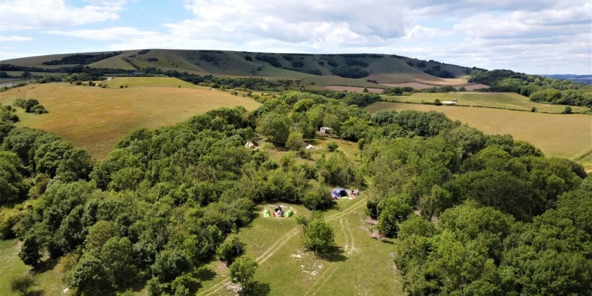 2 - Wayfaring Farm Glamping Camping Hire Land Polegate Sussex